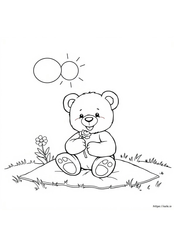 Teddy Bear Coloring Pages For Preschoolers