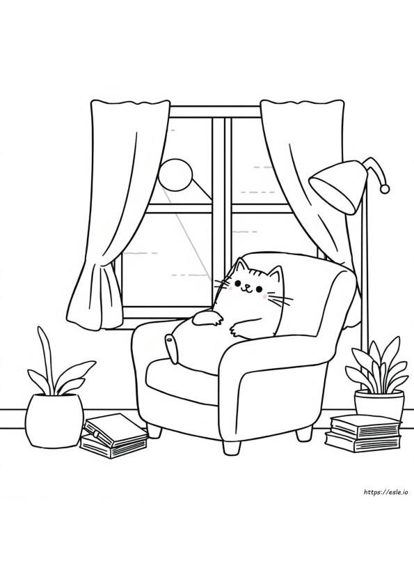 Pusheen Cat Coloring Pages Printable
