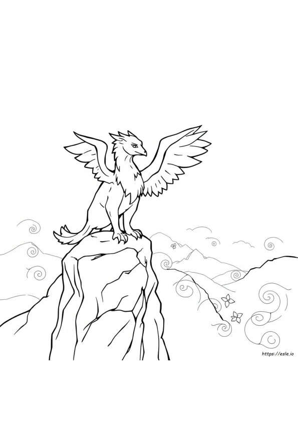 Griffin Coloring Page