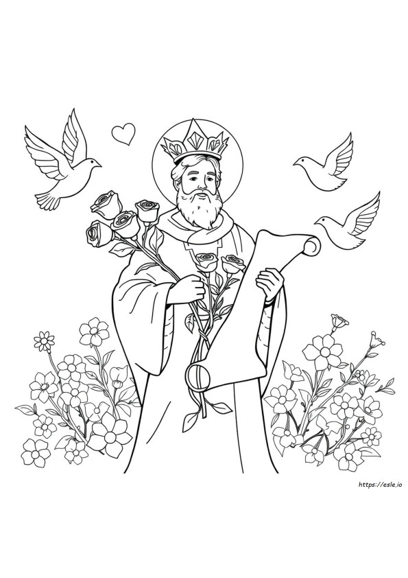 Pagini De Colorat Religioase Printabile De Valentine
