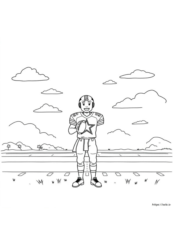 Printable Dallas Cowboys Coloring Pages