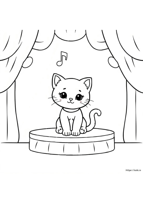 Gambar Mewarnai Kucing Aphmau