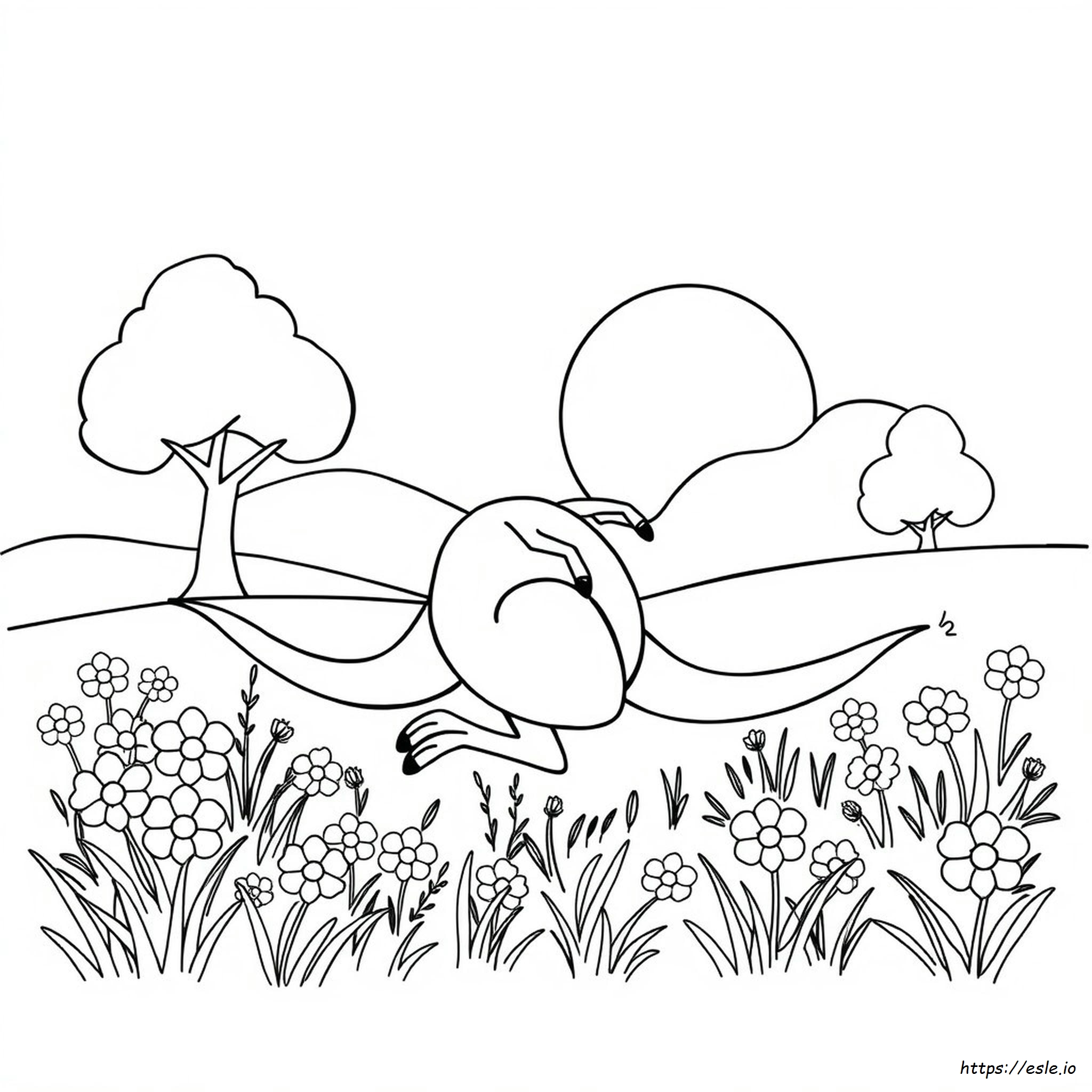 K For Kangaroo Coloring Page