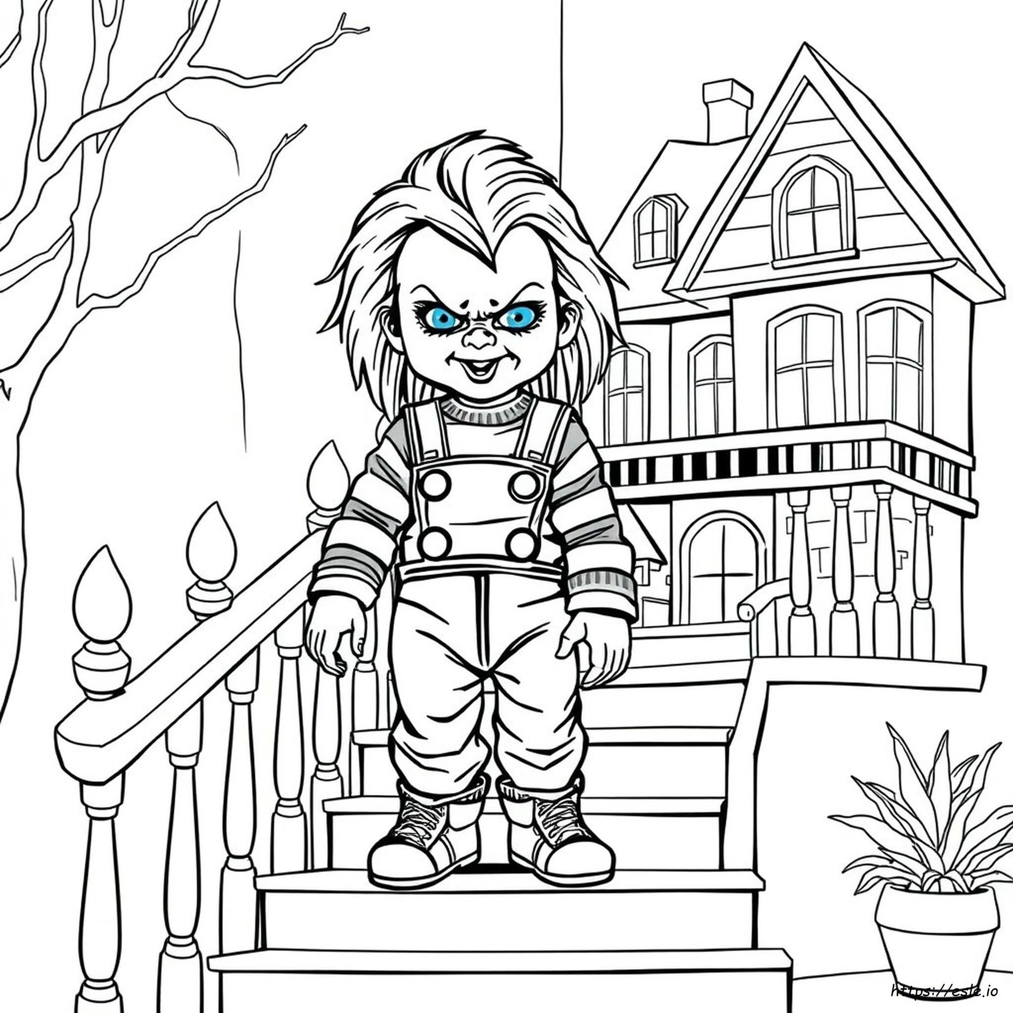 Chucky De Moordenaarskpop Kleurplaten kleurplaat