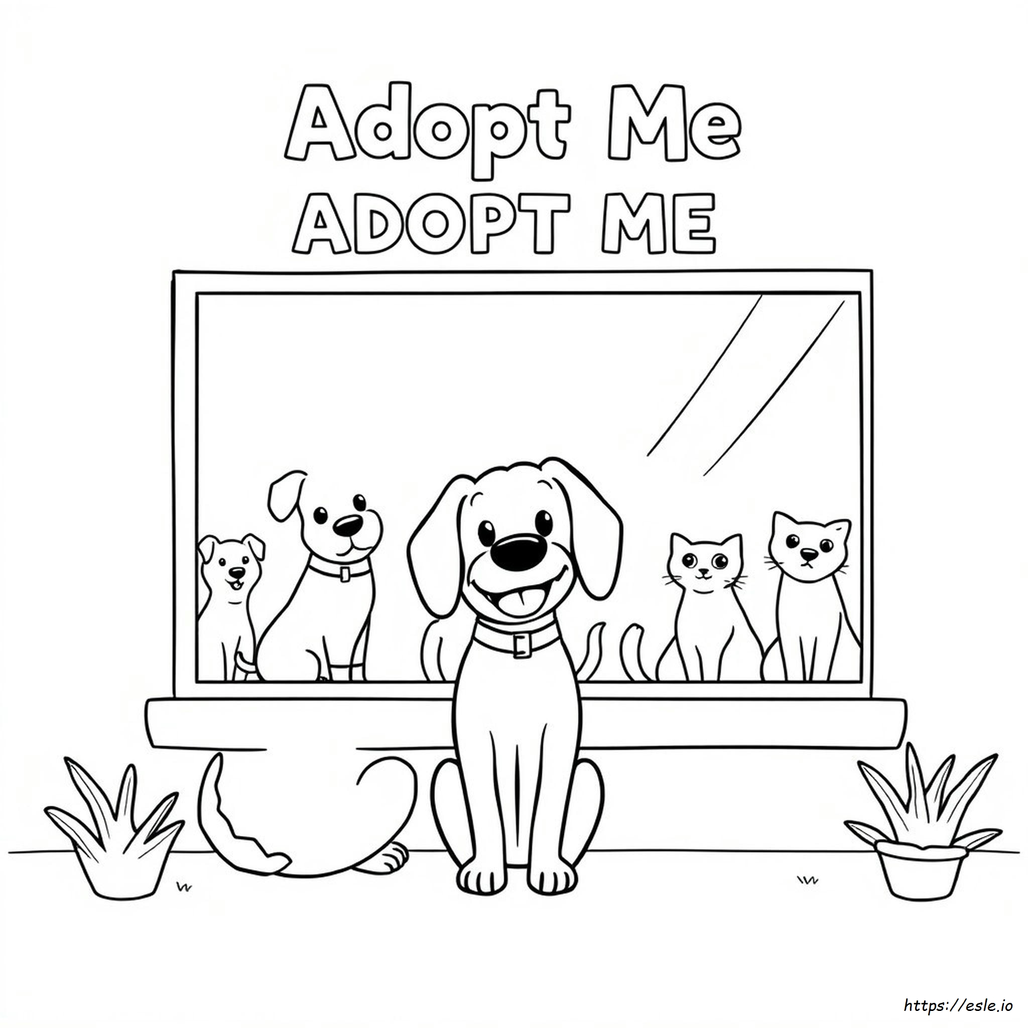 Gambar Mewarnai Hewan Peliharaan Adopt Me