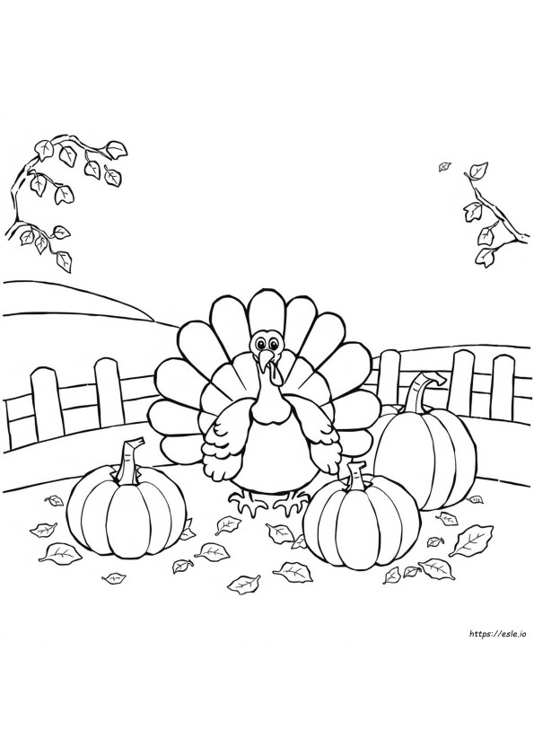 Thanksgiving Coloring Pages For 2 Year Olds
