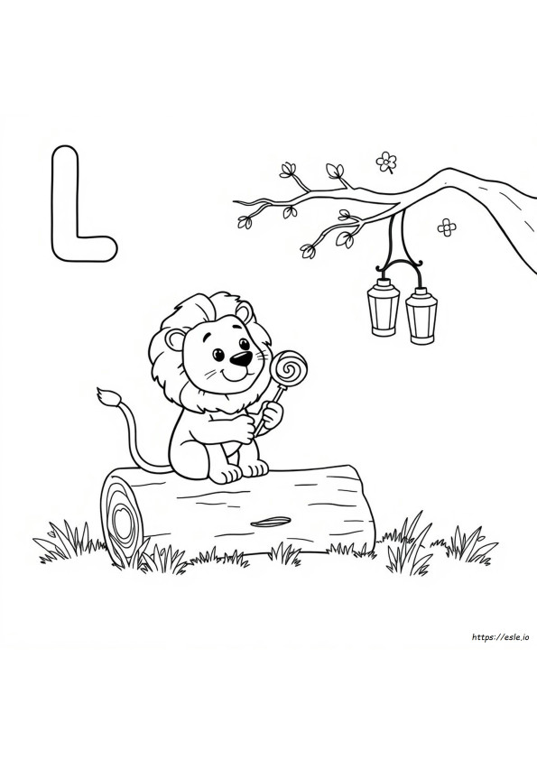 Coloring Pages For Letter L