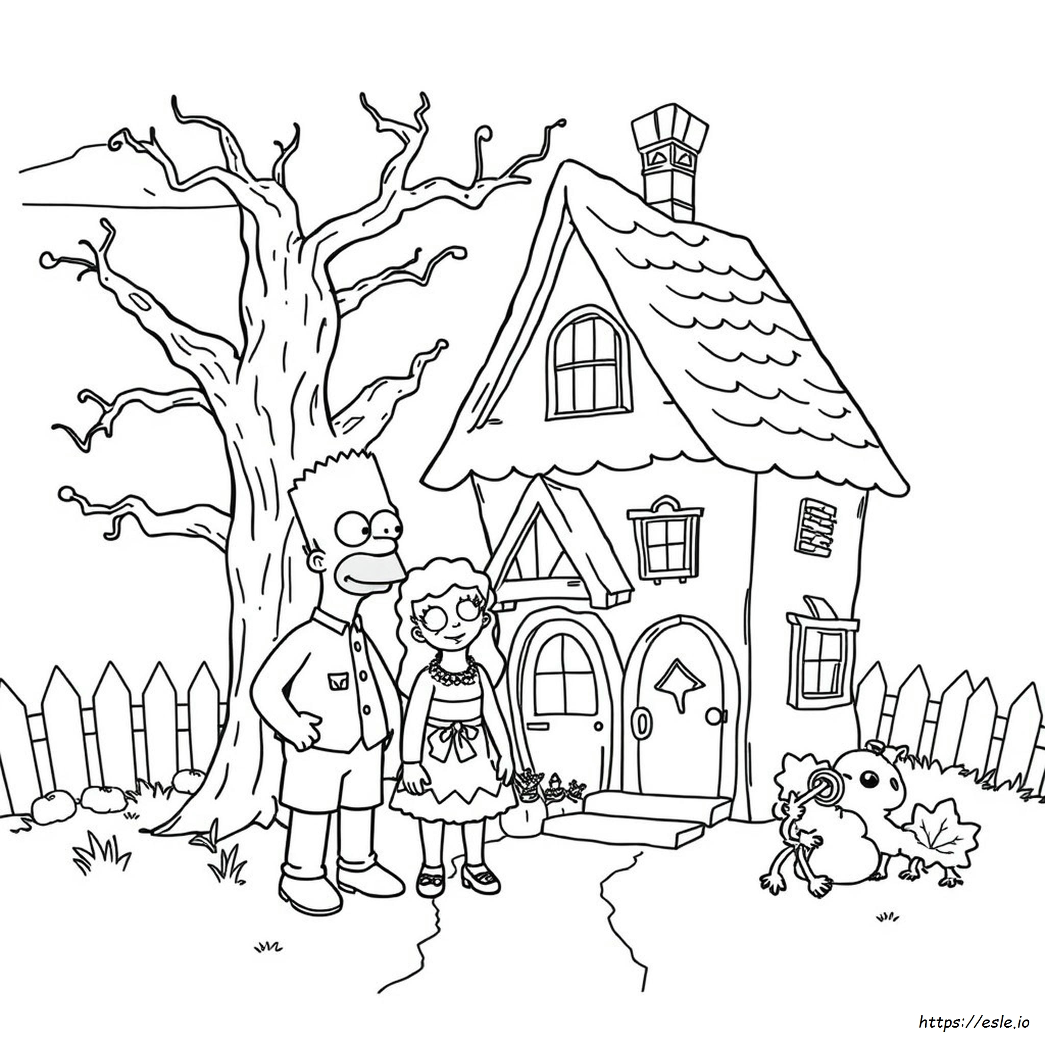 Simpsons Baumhaus Des Schreckens Ausmalbilder