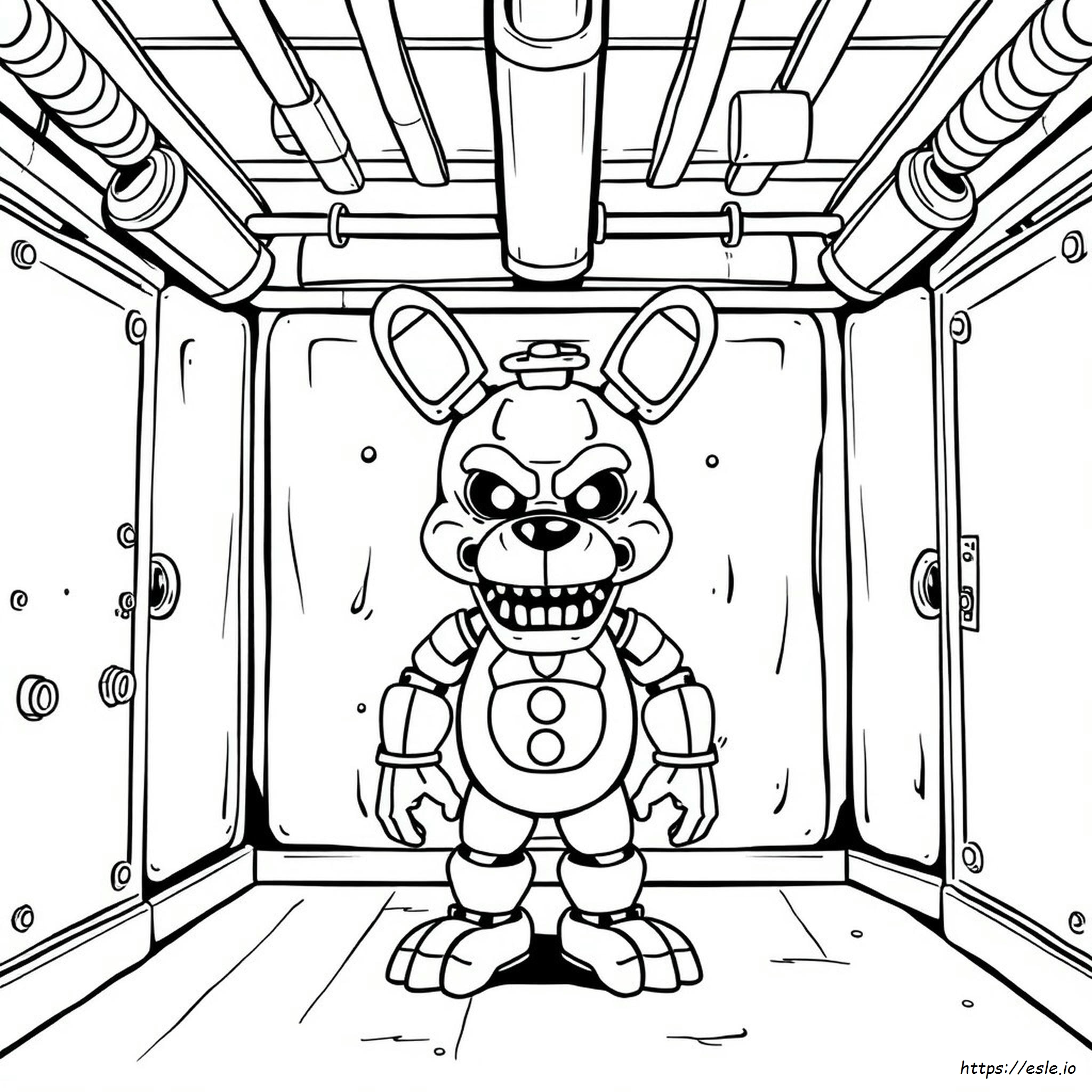 Kolorowanki Fnaf Springtrap Do Druku