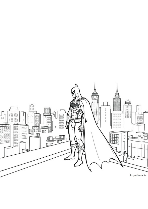 Spider Man And Batman Coloring Pages