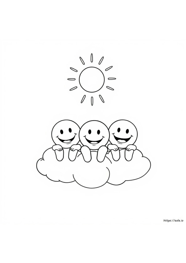 Coloriage Visage Souriant