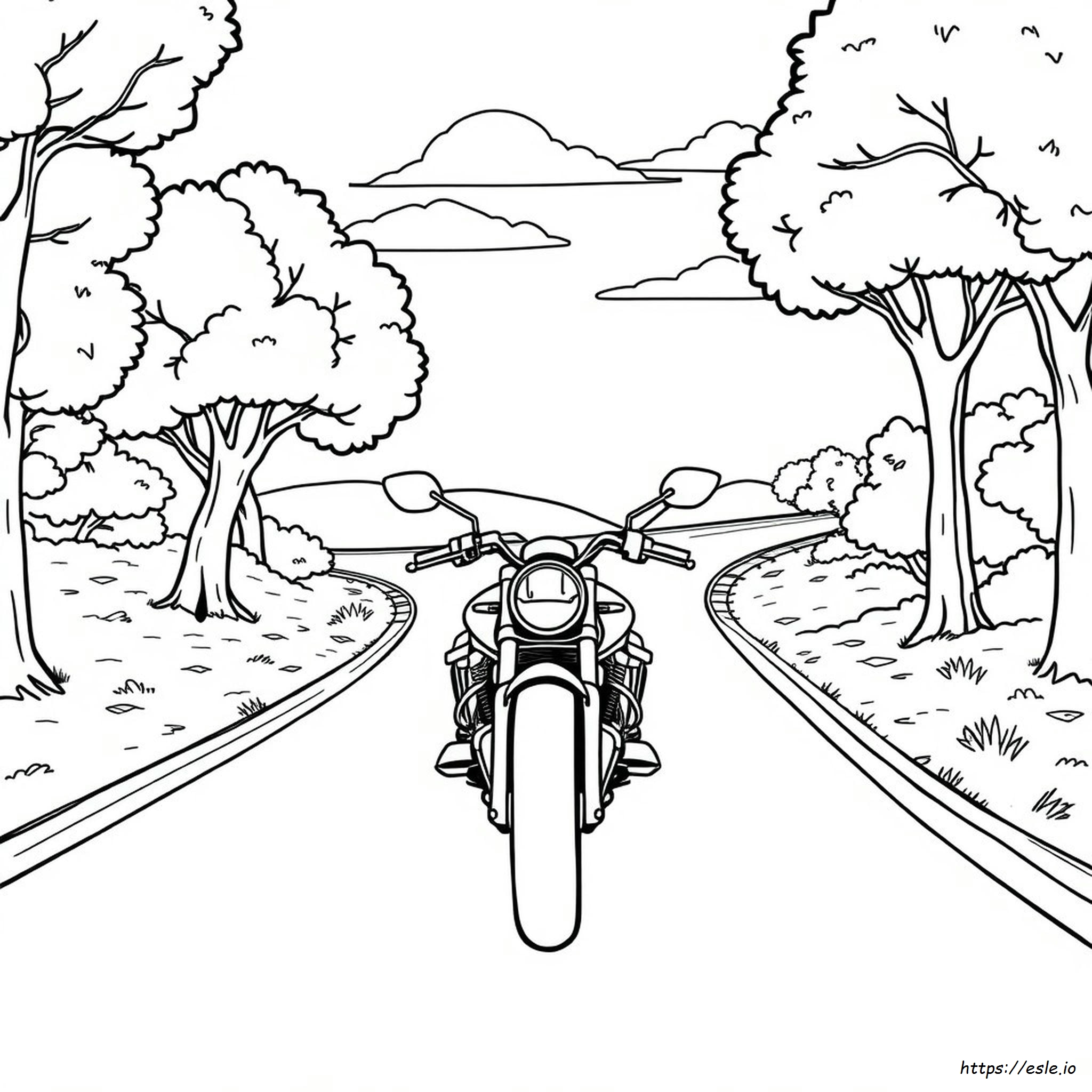 Motorbike Coloring