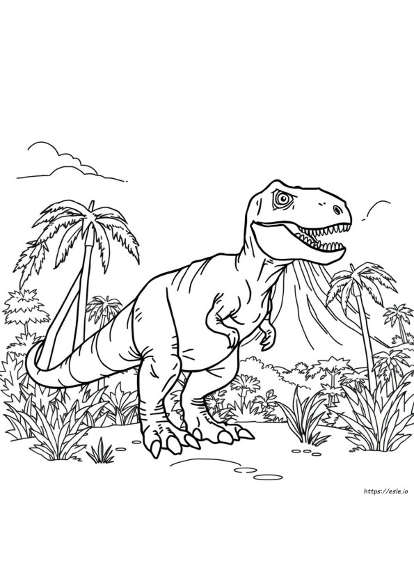 Jurassic Park Jurassic World T Rex Boyama Sayfası