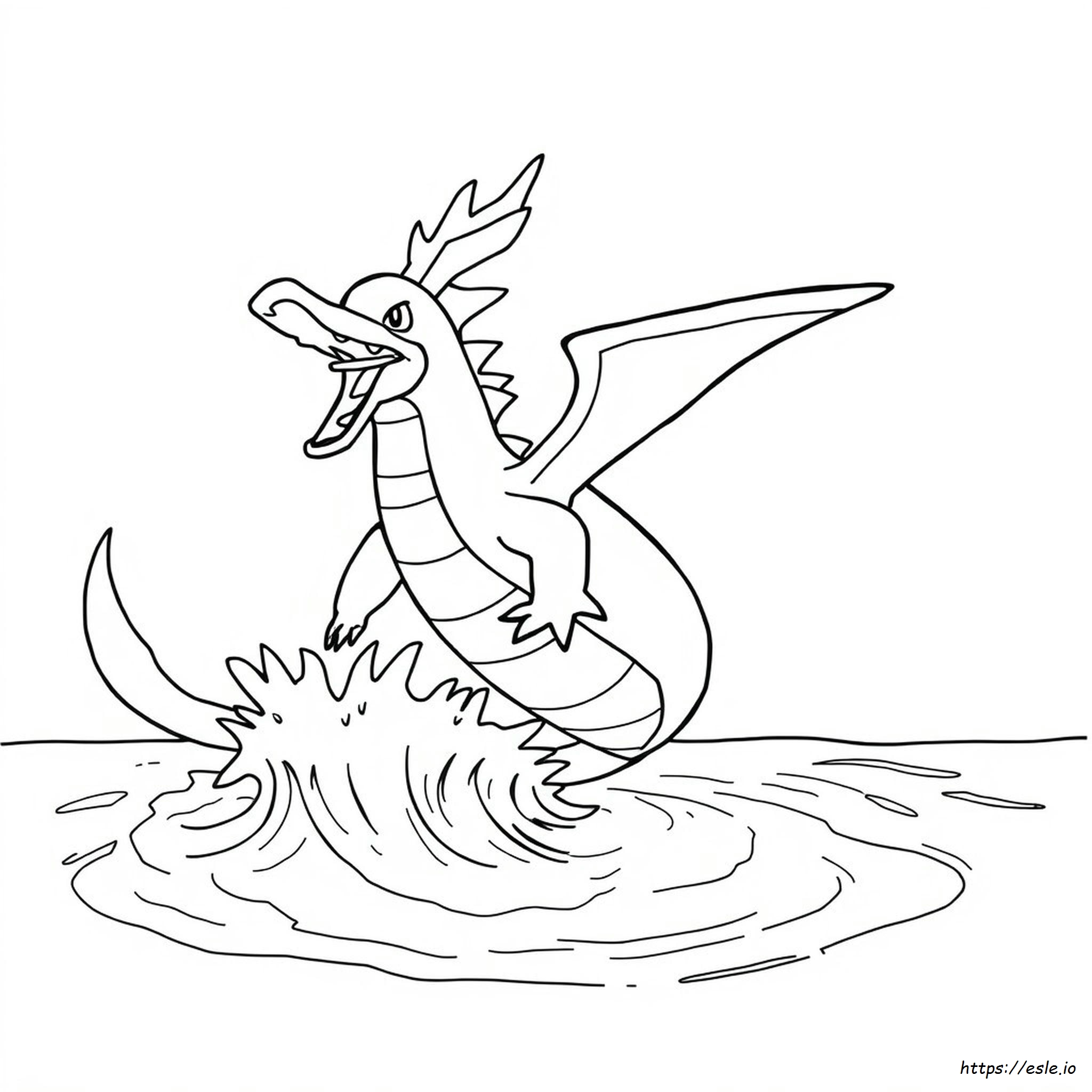Gyarados Colouring