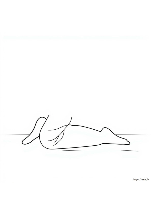 Knee Coloring Page