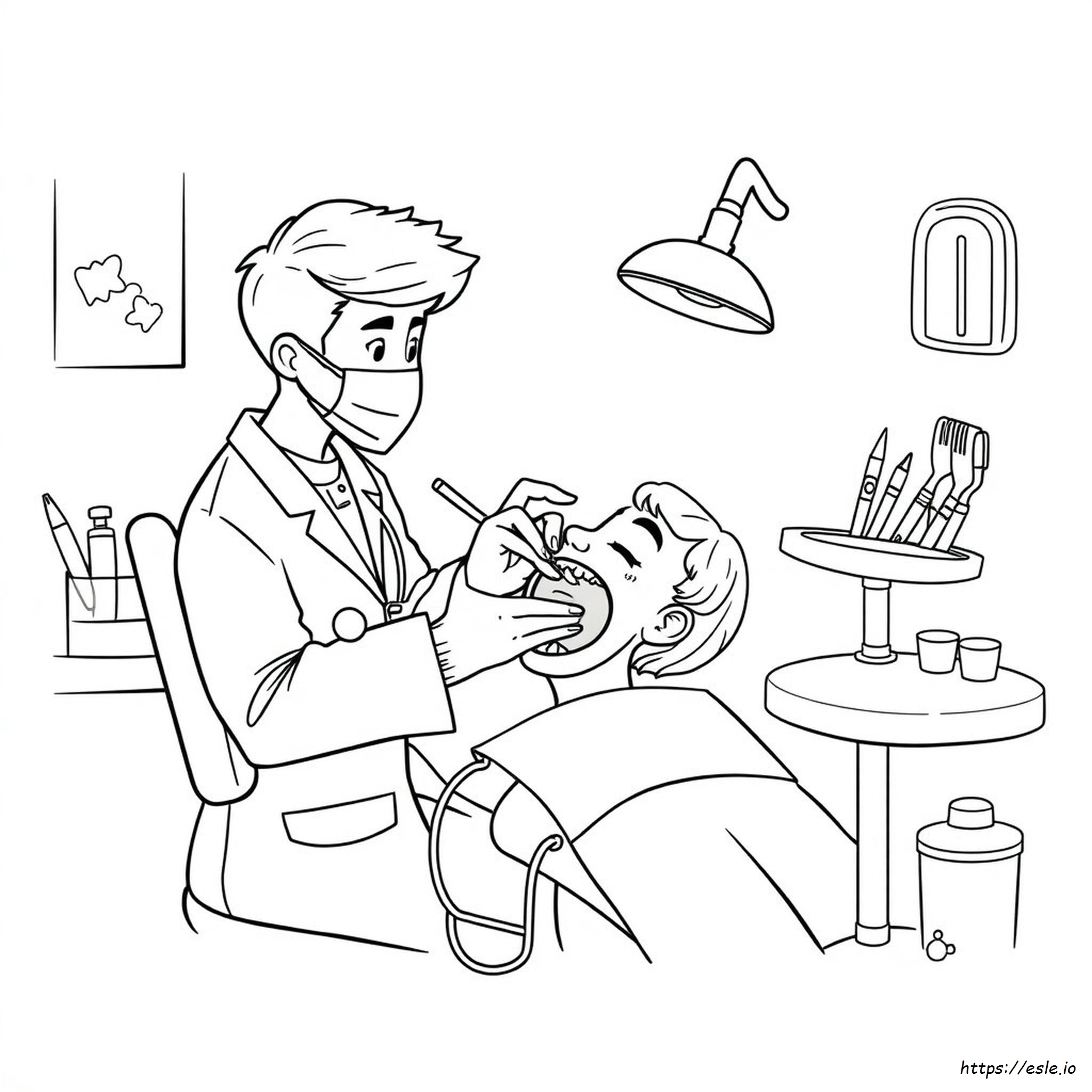 Free Printable Dental Coloring Pages