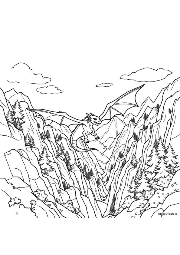 Free Dragon Coloring Sheets