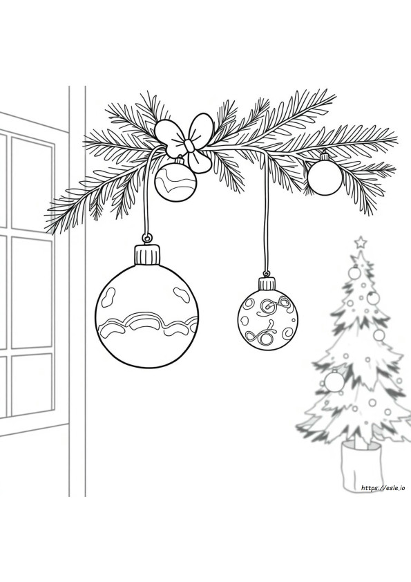 Christmas Bauble Coloring