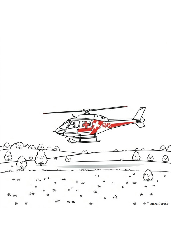 Dibujos De Helicópteros Para Colorear