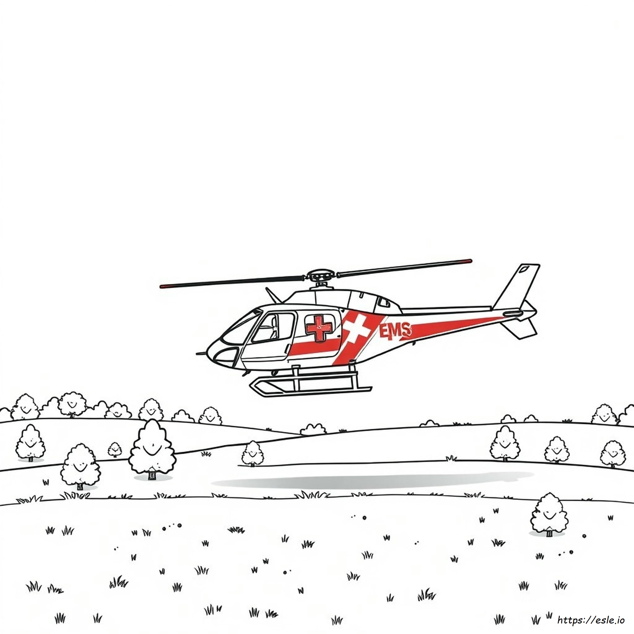 Helicopter Coloring Pictures