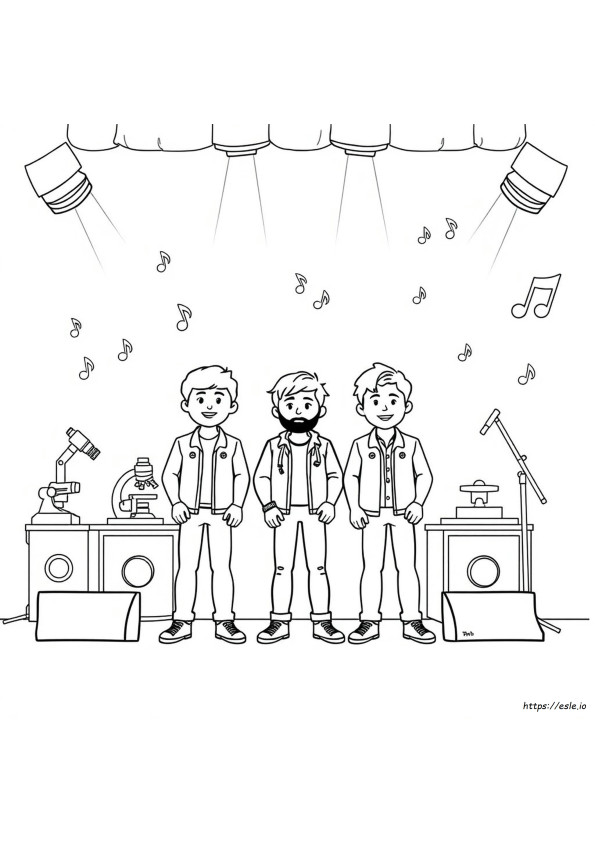 Jonas Brothers Coloring Pages