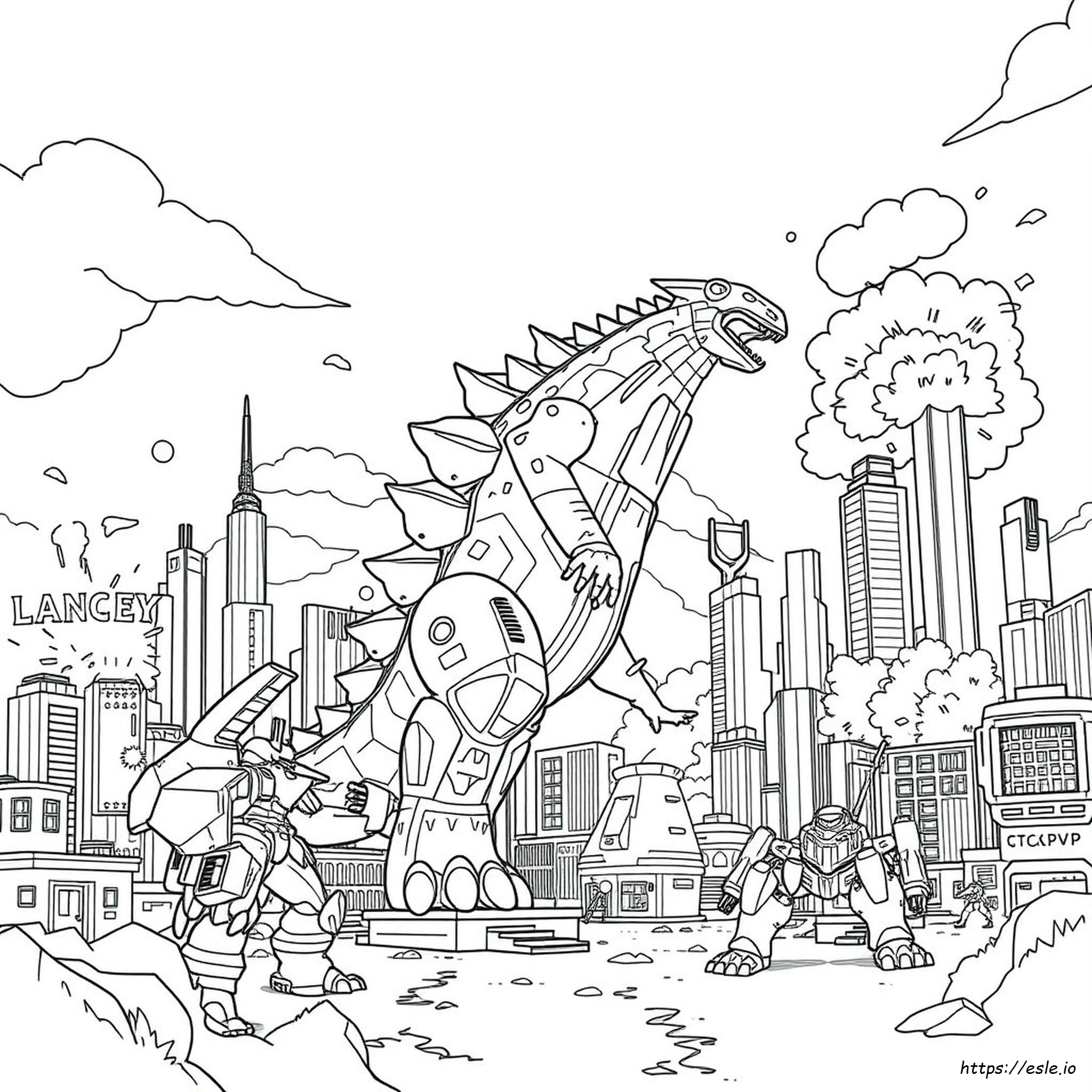 Pacific Rim Coloring Sheets