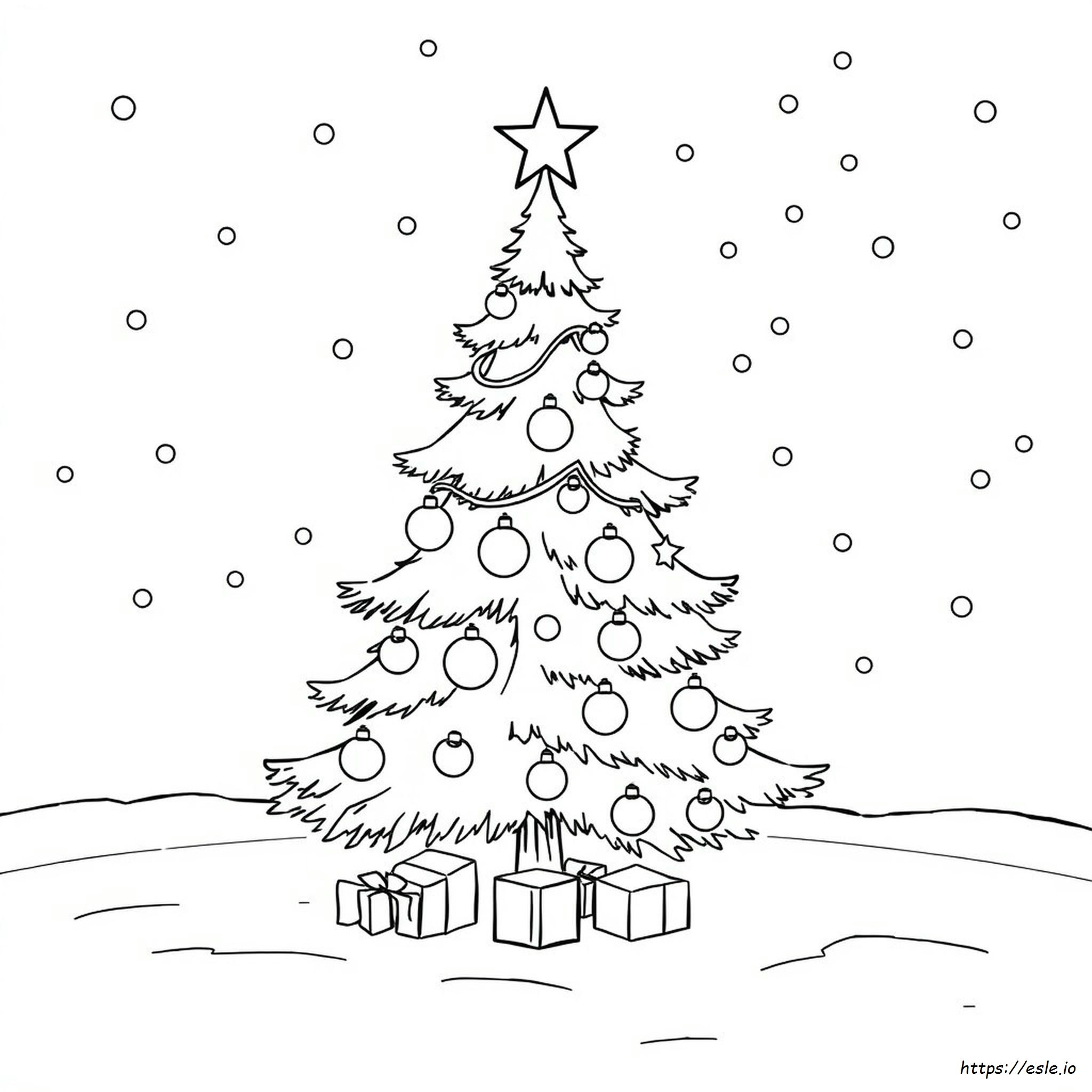 Dibujos De Árboles De Navidad Para Colorear