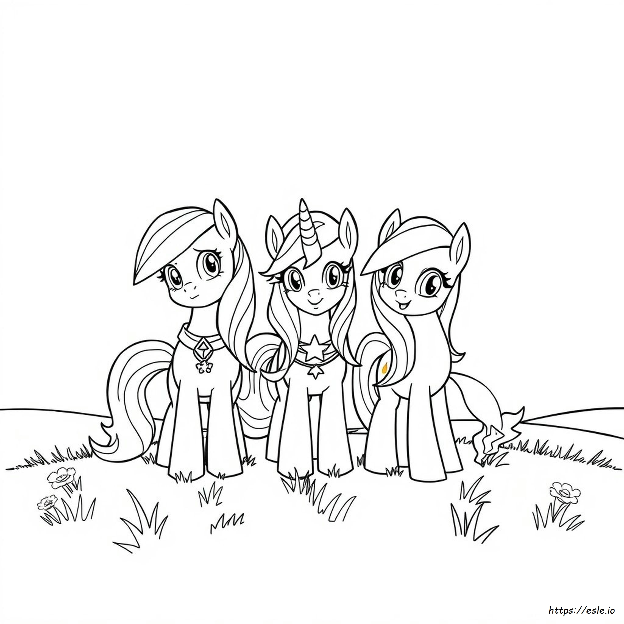 Coloring Pages Equestria