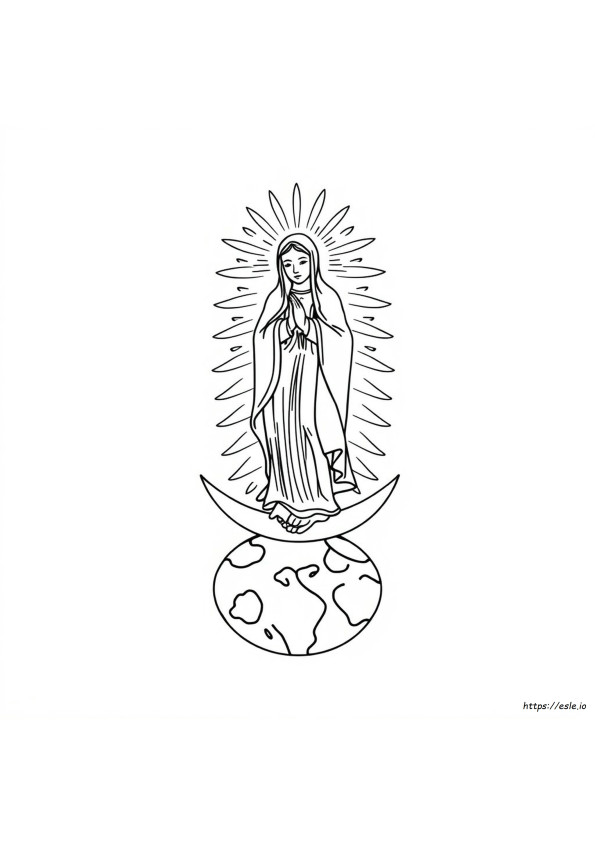 Onze Lieve Vrouw Van Guadalupe Kleurplaat Pdf
