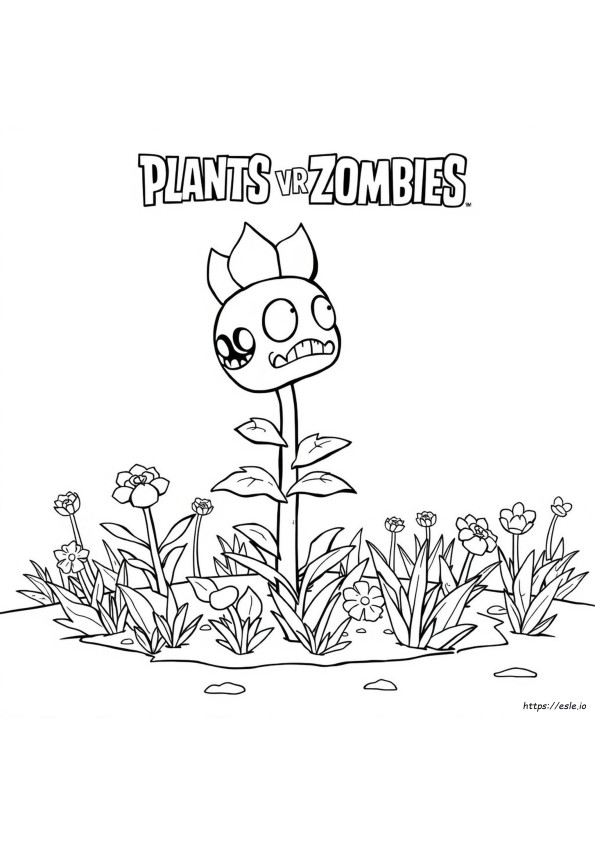 Coloring Pages Of Plants Vs Zombies