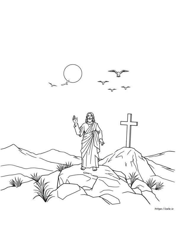Coloring Pictures Of Jesus Christ