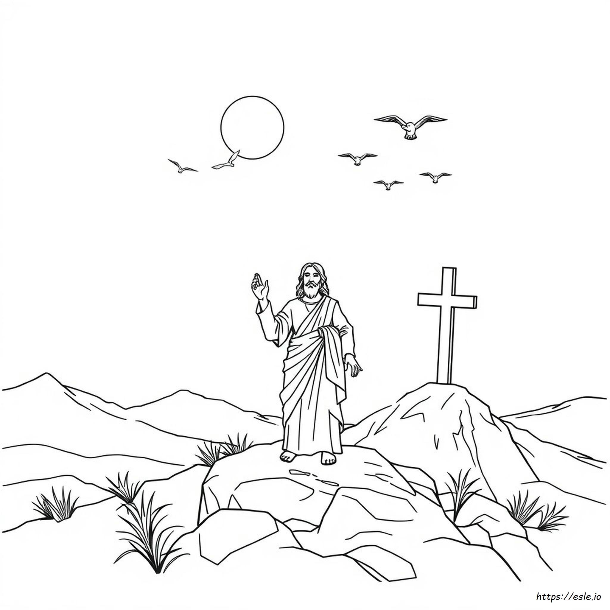 Coloriage Jésus-Christ