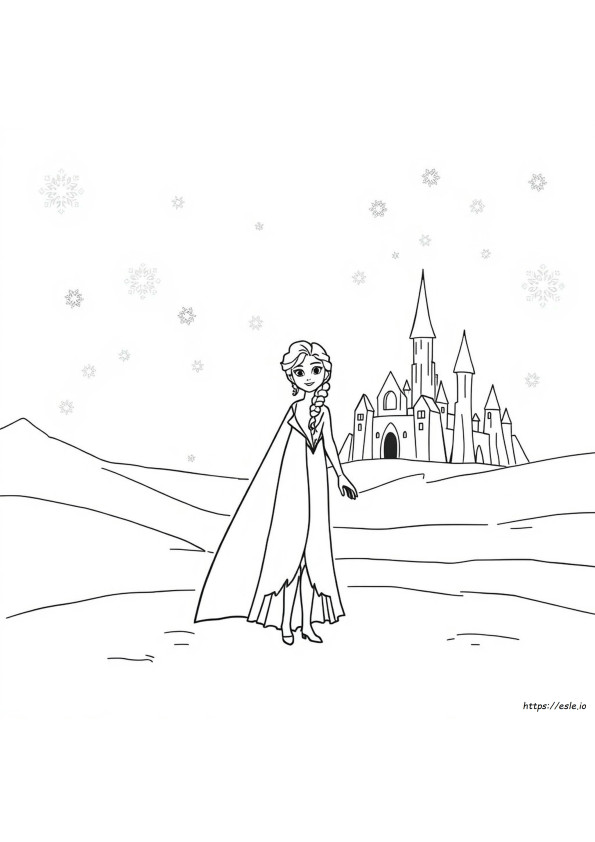 Elsa Coloring Book Printable