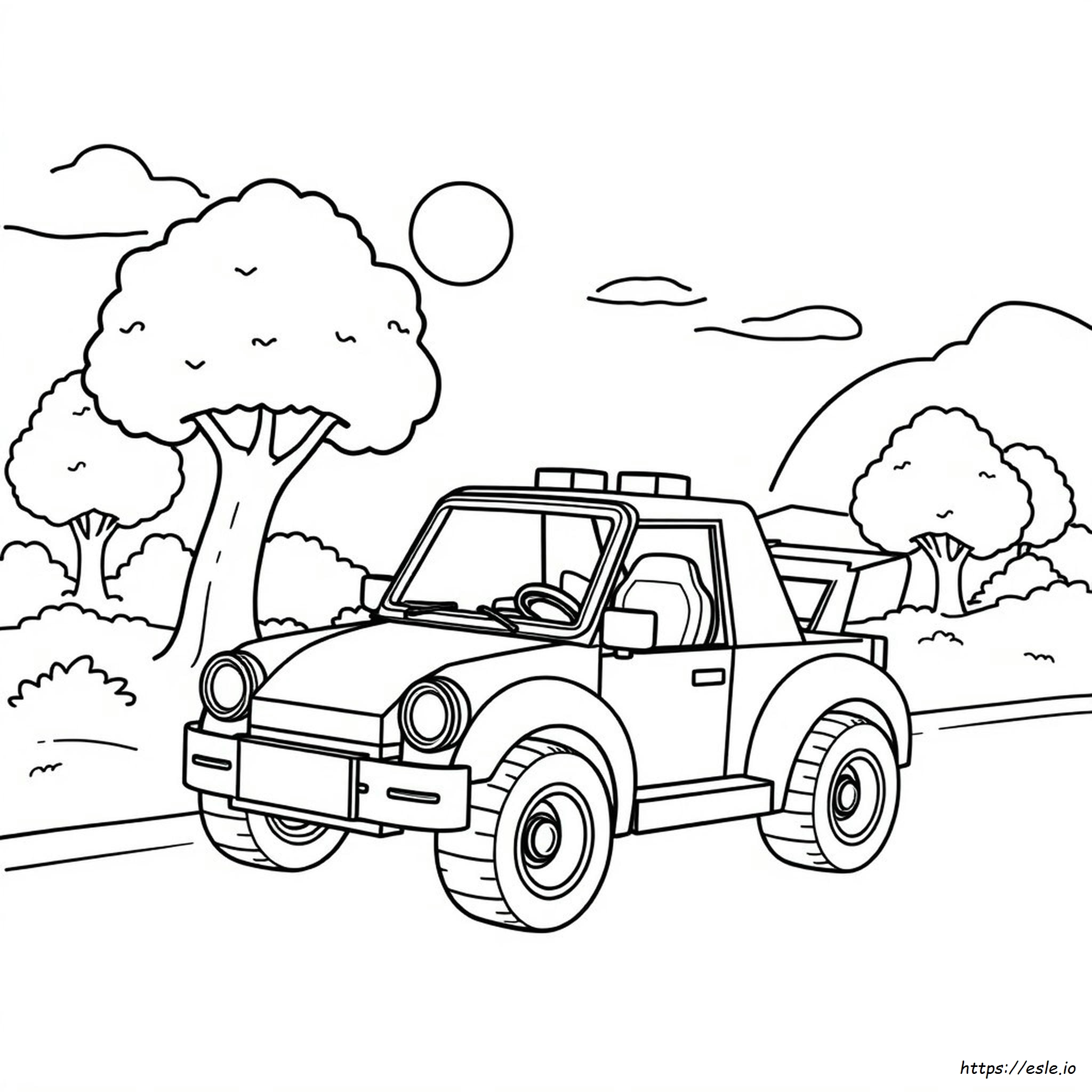 Lego Car Para Colorear, Dibujos Para Colorear De Coches Lego, Coches Lego Para Imprimir