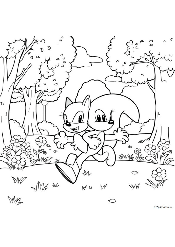 Soniccoloring Sheets