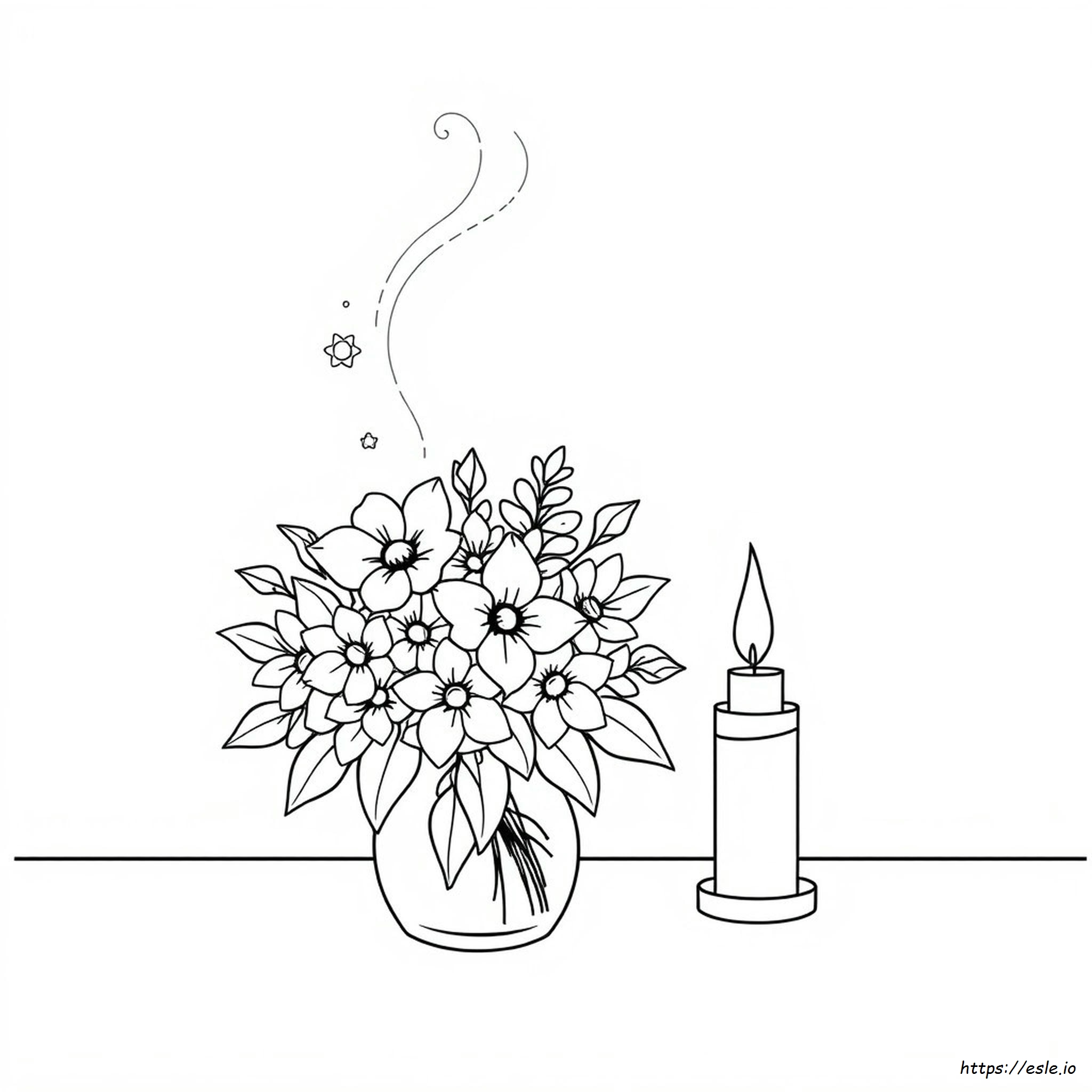 Coloring Scentsy Flowers
