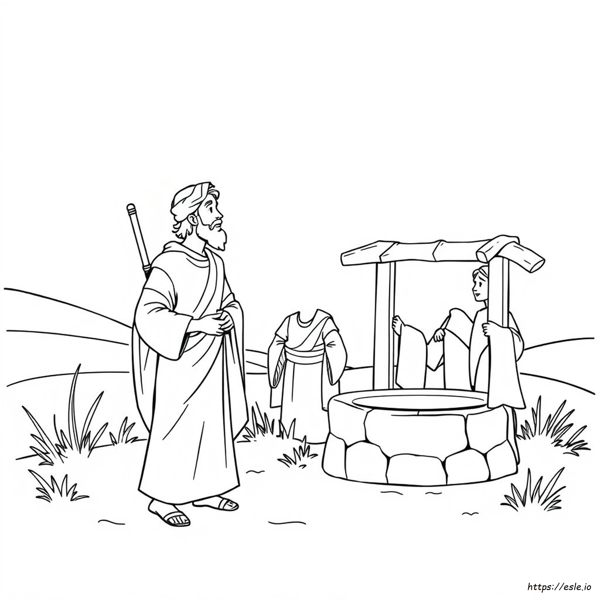 Joseph Interprets Dreams Coloring Page