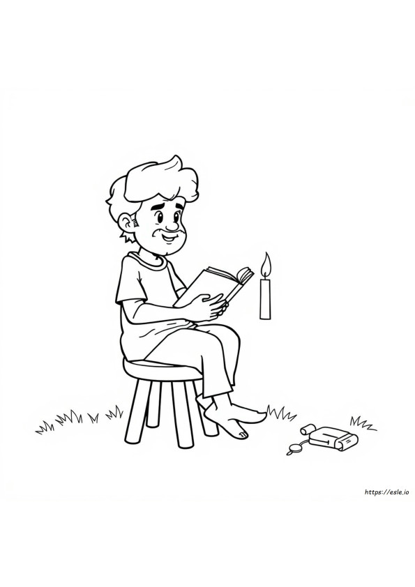 Isaac Coloring Page