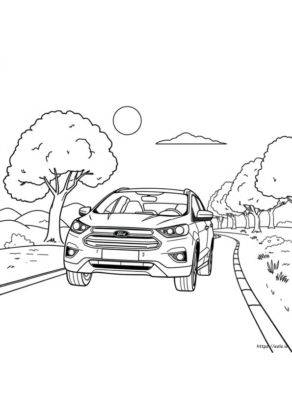 Printable Ford Coloring Pages