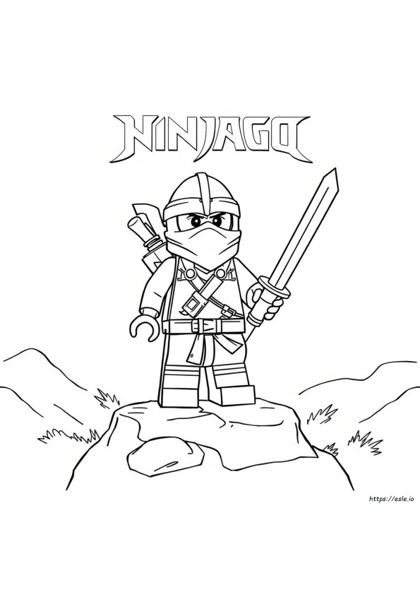 Black Ninjago Coloring Pages