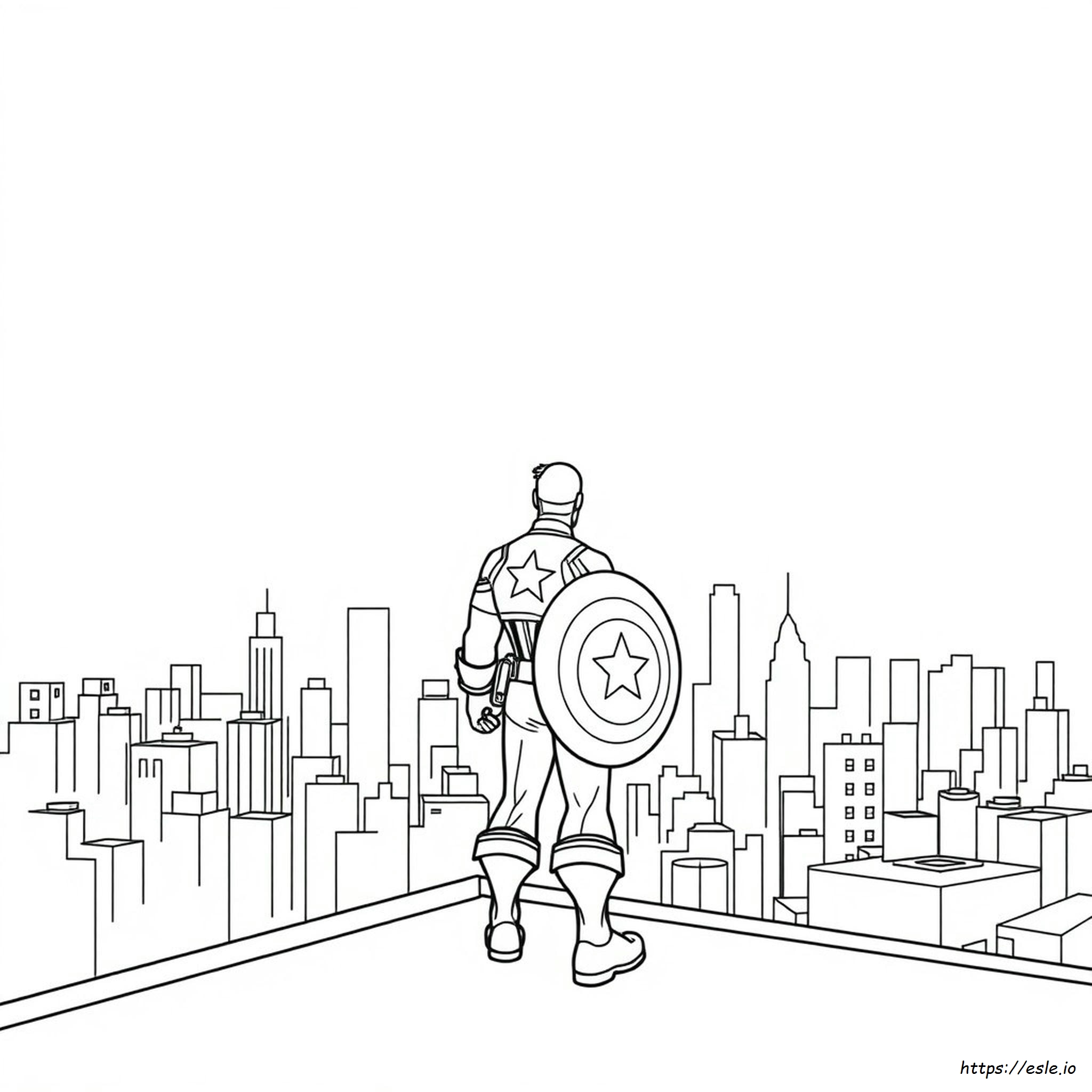 Captain America Ausmalbilder