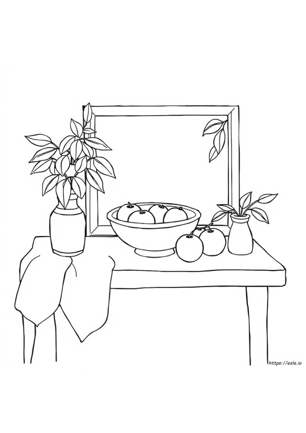 Gambar Mewarnai Cezanne