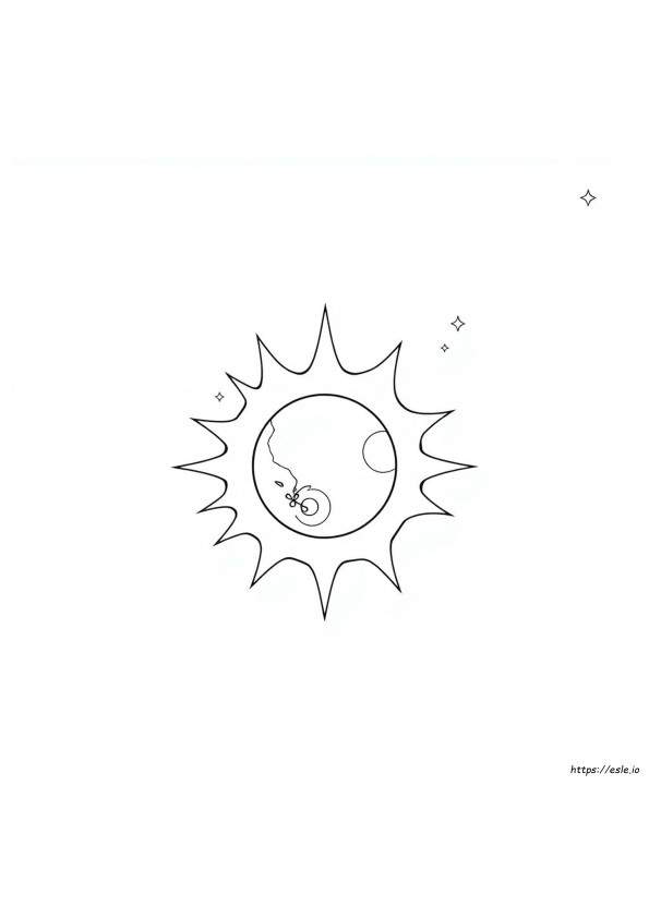 Eclipse Coloring Pages Pdf