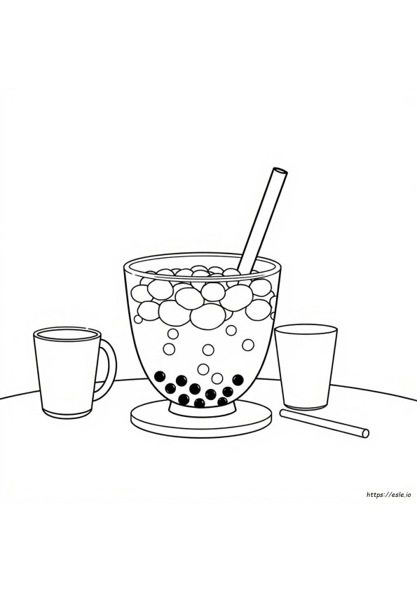 Kolorowanki Boba Tea