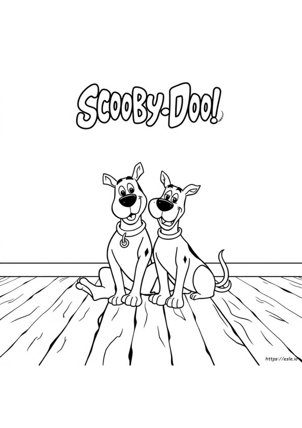 Scooby Dooby Doo Ausmalbilder