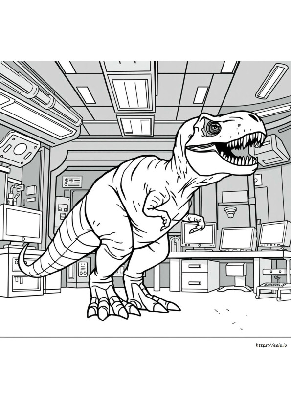 Indominus Coloring Pages