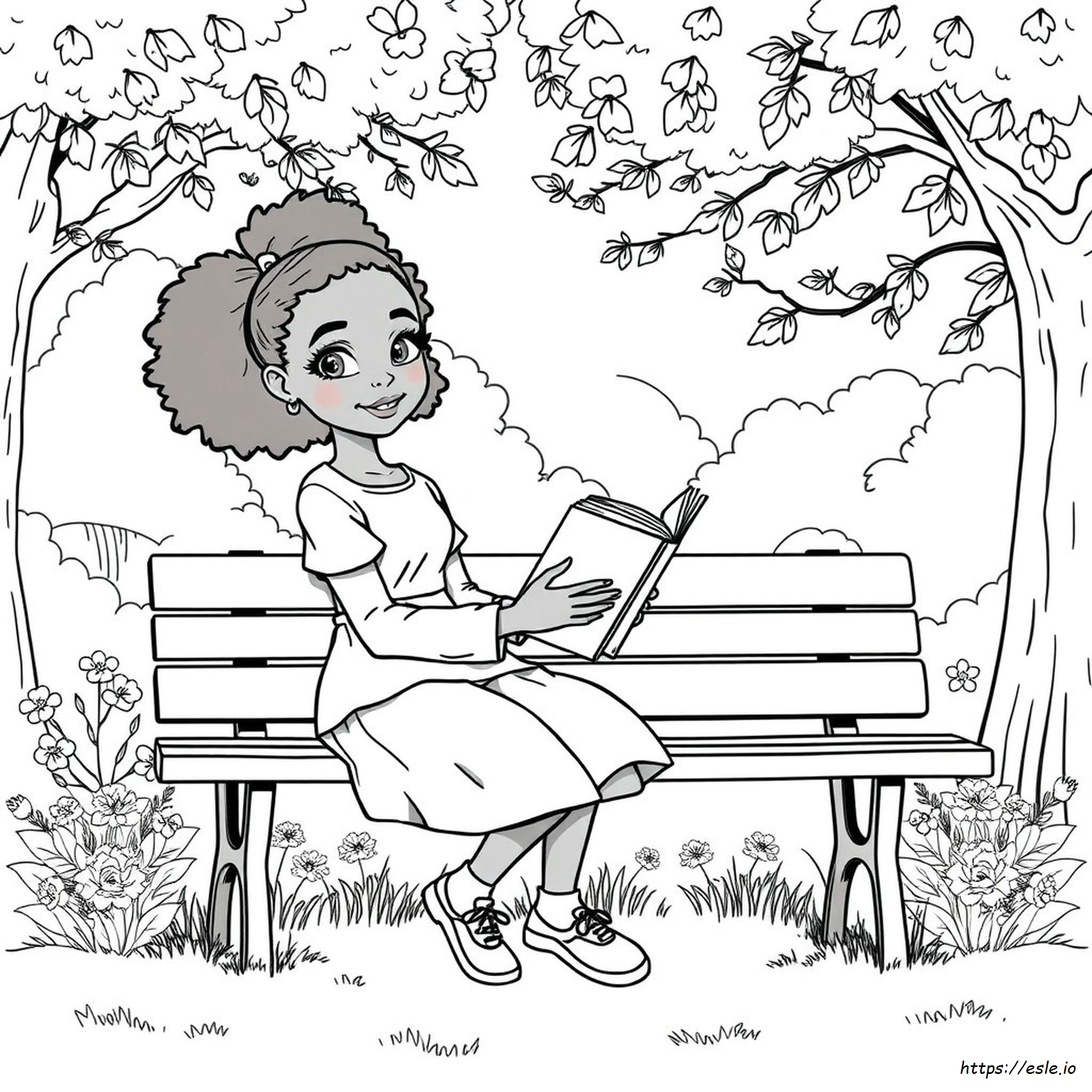 Realistic Black Girl Coloring Pages