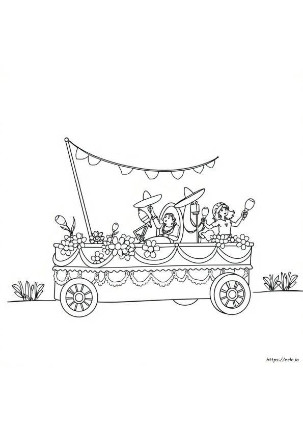 Coloriages Cinco De Mayo Pour Les Enfants De Maternelle