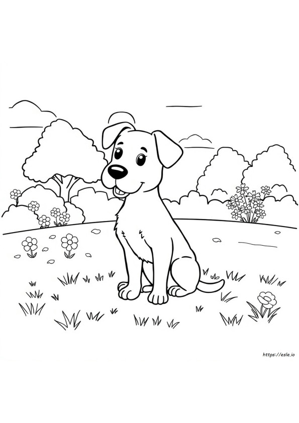 Clipart Cane Da Colorare