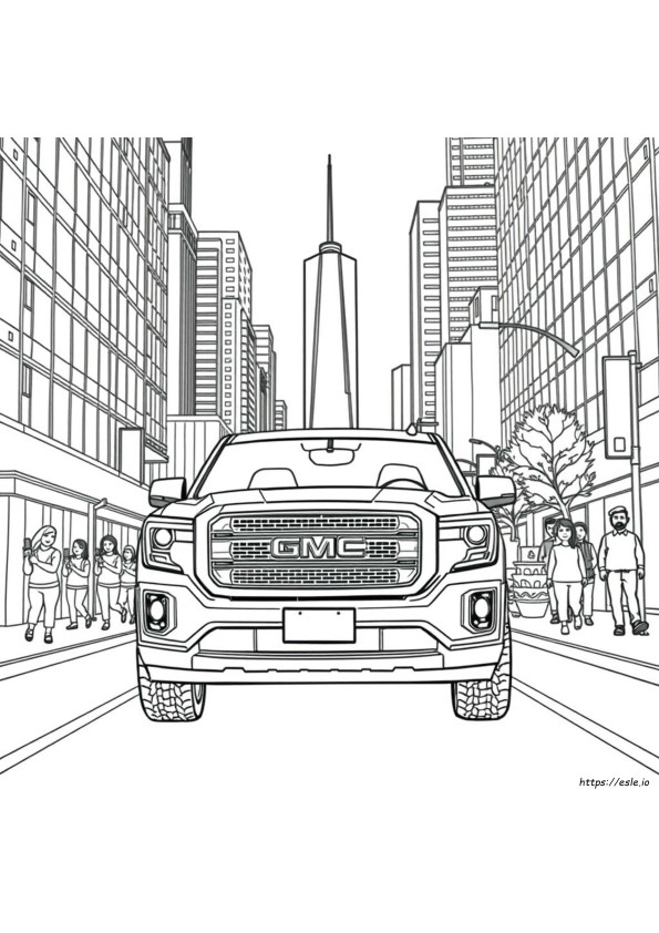 Gmc Coloring Pages